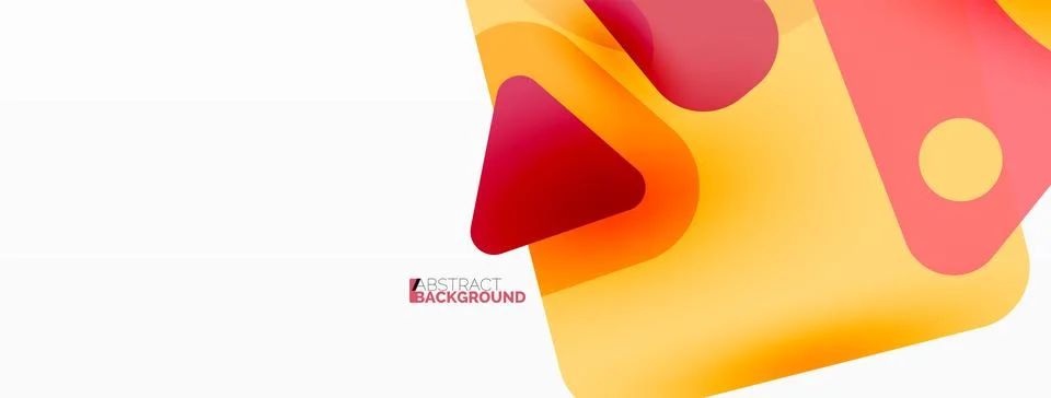 Primitive geometric shapes - line, triangle, square and circle composition イラスト素材