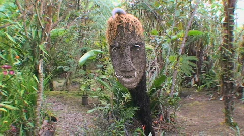 Primitive mask Stock Footage 369158