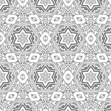 Primitive simple  grey retro pattern Illustrazione stock