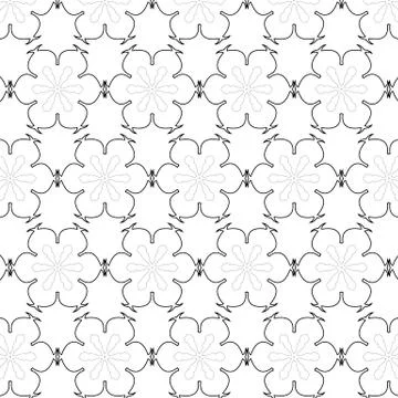 Primitive simple  grey retro seamless pattern Illustrazione stock