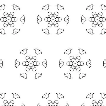 Primitive simple  grey retro seamless pattern Illustrazione stock