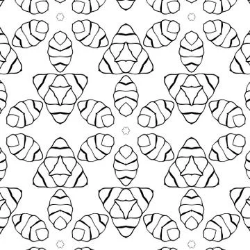 Primitive simple  grey retro seamless pattern Stockillustratie
