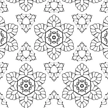 Primitive simple  grey retro seamless pattern Illustrazione stock
