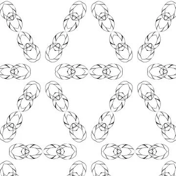 Primitive simple  grey retro seamless pattern Illustrazione stock