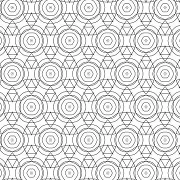 Primitive simple  grey retro seamless pattern Stock-Illustration