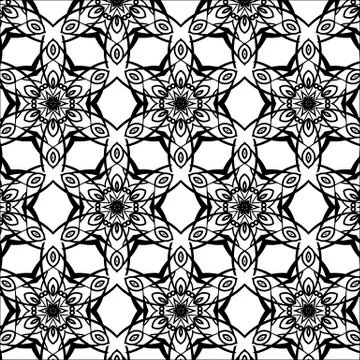 Primitive simple  grey retro seamless pattern Illustrazione stock