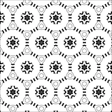 Primitive simple  grey retro seamless pattern Illustrazione stock