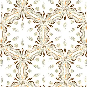 Primitive simple  grey retro seamless pattern Stock Illustration