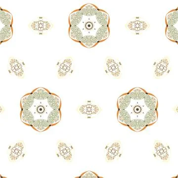 Primitive simple  grey retro seamless pattern Stock Illustration