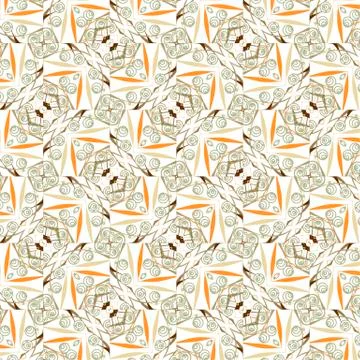 Primitive simple  grey retro seamless pattern Illustrazione stock