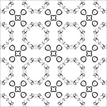 Primitive simple  grey retro seamless pattern Illustrazione stock