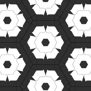 Primitive simple retro seamless pattern mosaic Illustrazione stock