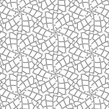 Primitive simple retro seamless pattern with lines Stockillustratie