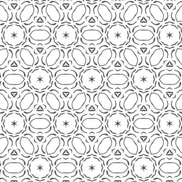 Primitive simple retro seamless pattern with stars Illustrazione stock