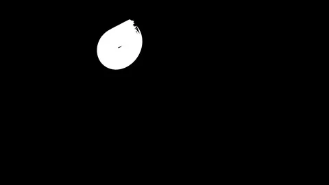 Primitive smiling face animation Stock Footage 112016670