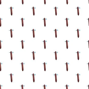Primitive stone age axe seamless pattern background Stock Illustration