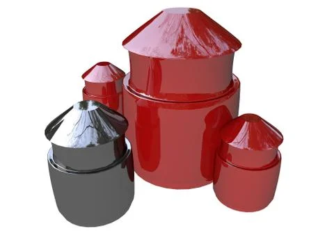 Primitives 3d Stock Illustration