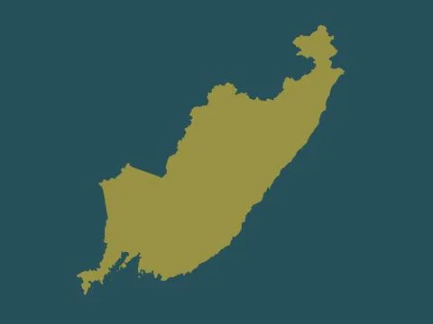 Primor'ye, Russia. Solid color shape Stock Illustration