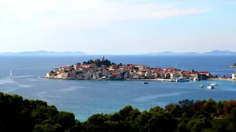 Primosten, Croatia Stock Footage 10605576
