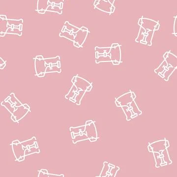 Primus tool line vector seamless pattern flat イラスト素材