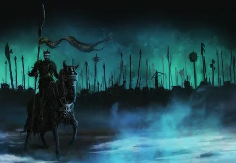 The prince of darkness Stock Illustration