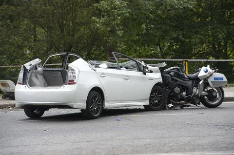 Prince Harry Was Caught Up In A Dramatic High-speed Crash Yesterday When One Of  Stock Photos