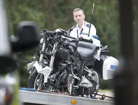 Prince Harry Was Caught Up In A Dramatic High-speed Crash Yesterday When One Of  Stock Photos