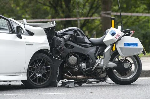 Prince Harry Was Caught Up In A Dramatic High-speed Crash Yesterday When One Of  Stock Photos
