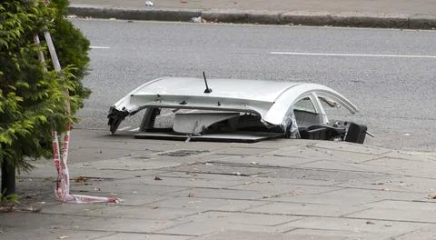 Prince Harry Was Caught Up In A Dramatic High-speed Crash Yesterday When One Of  Stock Photos