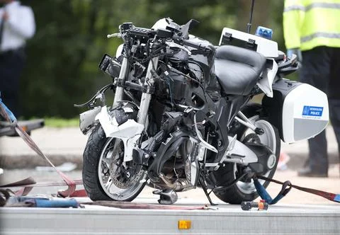 Prince Harry Was Caught Up In A Dramatic High-speed Crash Yesterday When One Of  Stock Photos
