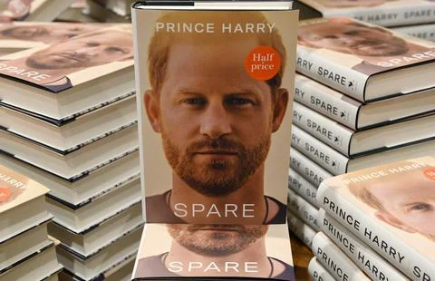 Prince Harry's memoir 'SPARE' goes on sale in bookstores, London, United Kingdom Stock Photos