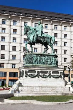 Prince michael statue Stock Photos
