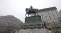 The Prince Mihailo Monument in Belgrade, Serbia 4k or 4k+ Resolution