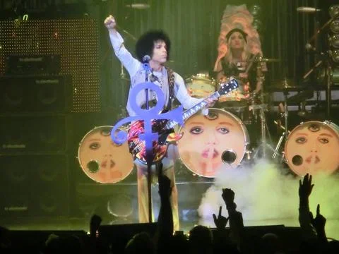  Prince performs at Le Zenith in Paris, France - 01 June 2014 FAM51873 Cop... Stock Photos