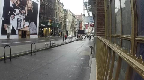 Prince St in Manhattan Stock Footage 45422855