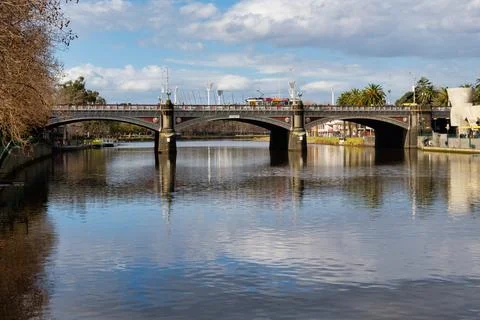 Princes Bridge - Melbourne Stock Photos