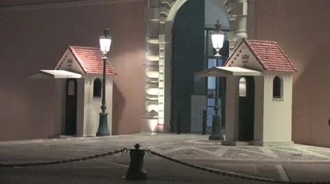 Prince's Palace of Monaco Stock Footage 12537501