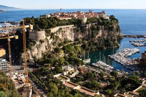 The prince's palace of monaco Stock Photos