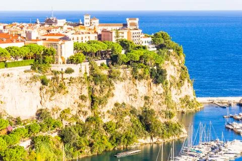 Prince's palace in monaco Stock Photos