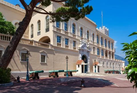 Prince's Palace of Monaco. Stock Photos