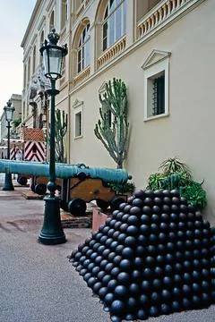 The Princes Palace, Monaco Stock Photos