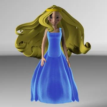 Princess 3D Model