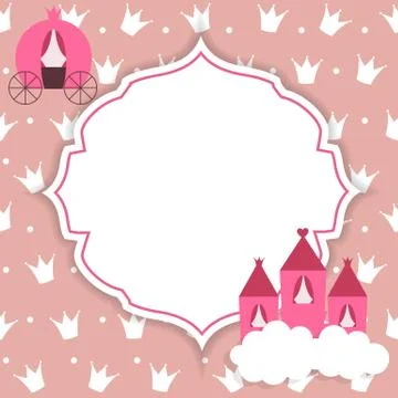 Princess Abstract  Background Vector Illustration. Stockillustratie