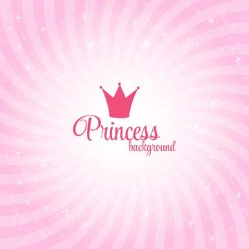 Princess Abstract  Background Vector Illustration. Stockillustratie