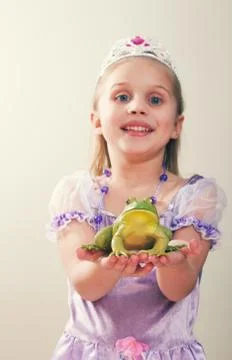 Princess and Frog Foto stock