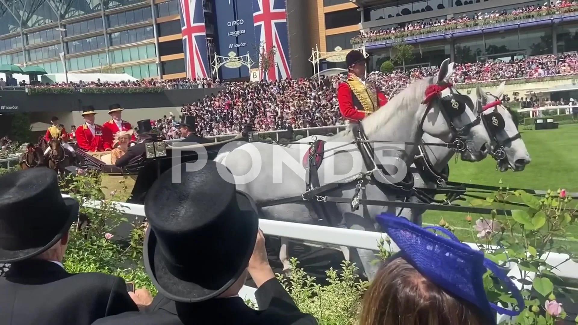 Princess Anne leads the royal welcome at Ascot