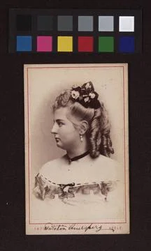 Princess Auersperg. Adele Perlmutter (Atelier Adele) (1845-1941), photogra... Stock Photos