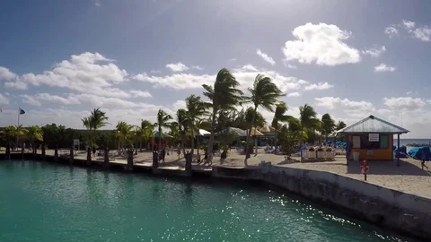 Princess Cays port Stock Footage 73556682