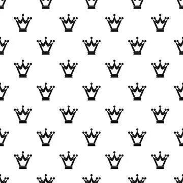 Princess crown pattern vector イラスト素材