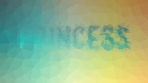 Princess dissolving technological tessellating looping animated triangles Stock Footage 109242551